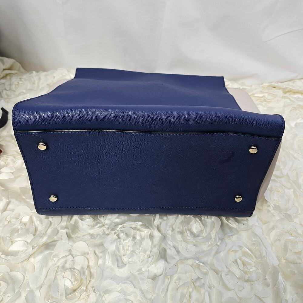 Kate spade New York Cameron Street Blakely Satchel Blue Black ivory - Picture 7 of 11
